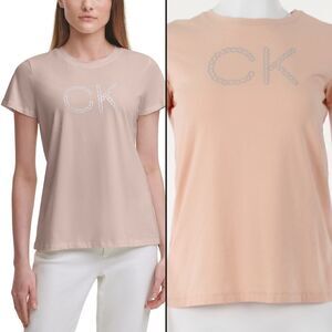 Calvin Klein Metallic Chain Logo T-Shirt